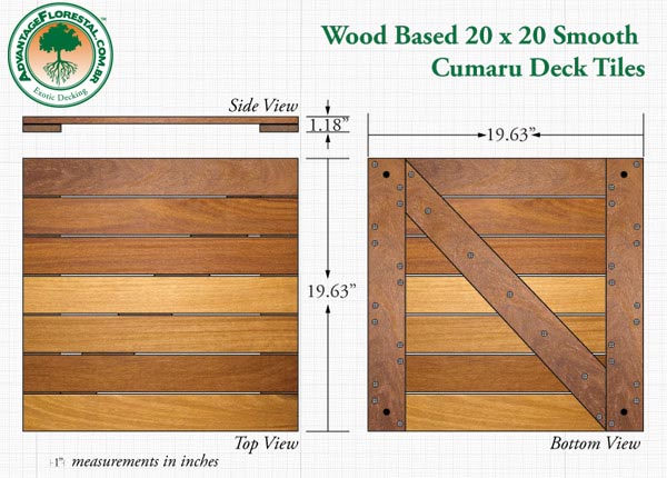 Cumaru Deck Tile